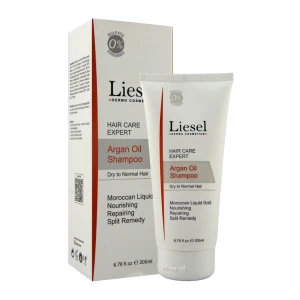 شامپو فاقد سولفات موی خشک تا نرمال لایسل با روغن آرگان